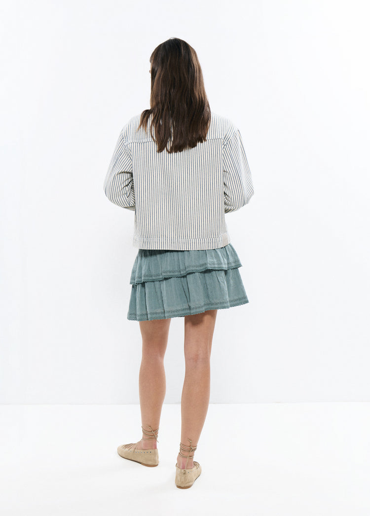 Romantic ruffle skirt