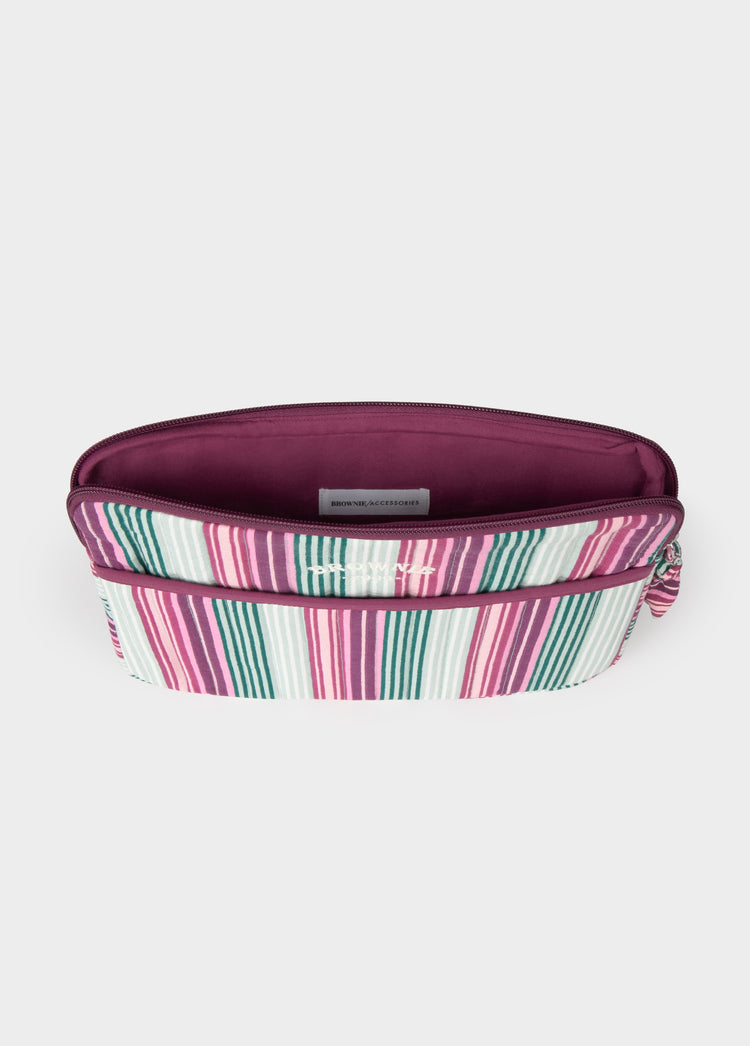 Striped printed iPad case