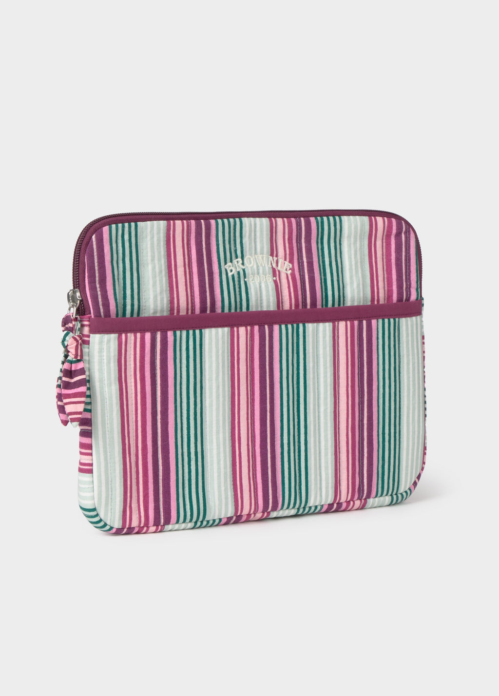 Striped printed iPad case