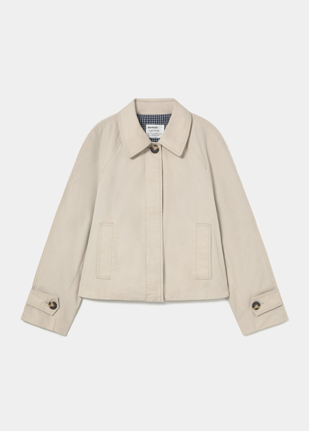 Gepolsterter Trenchcoat