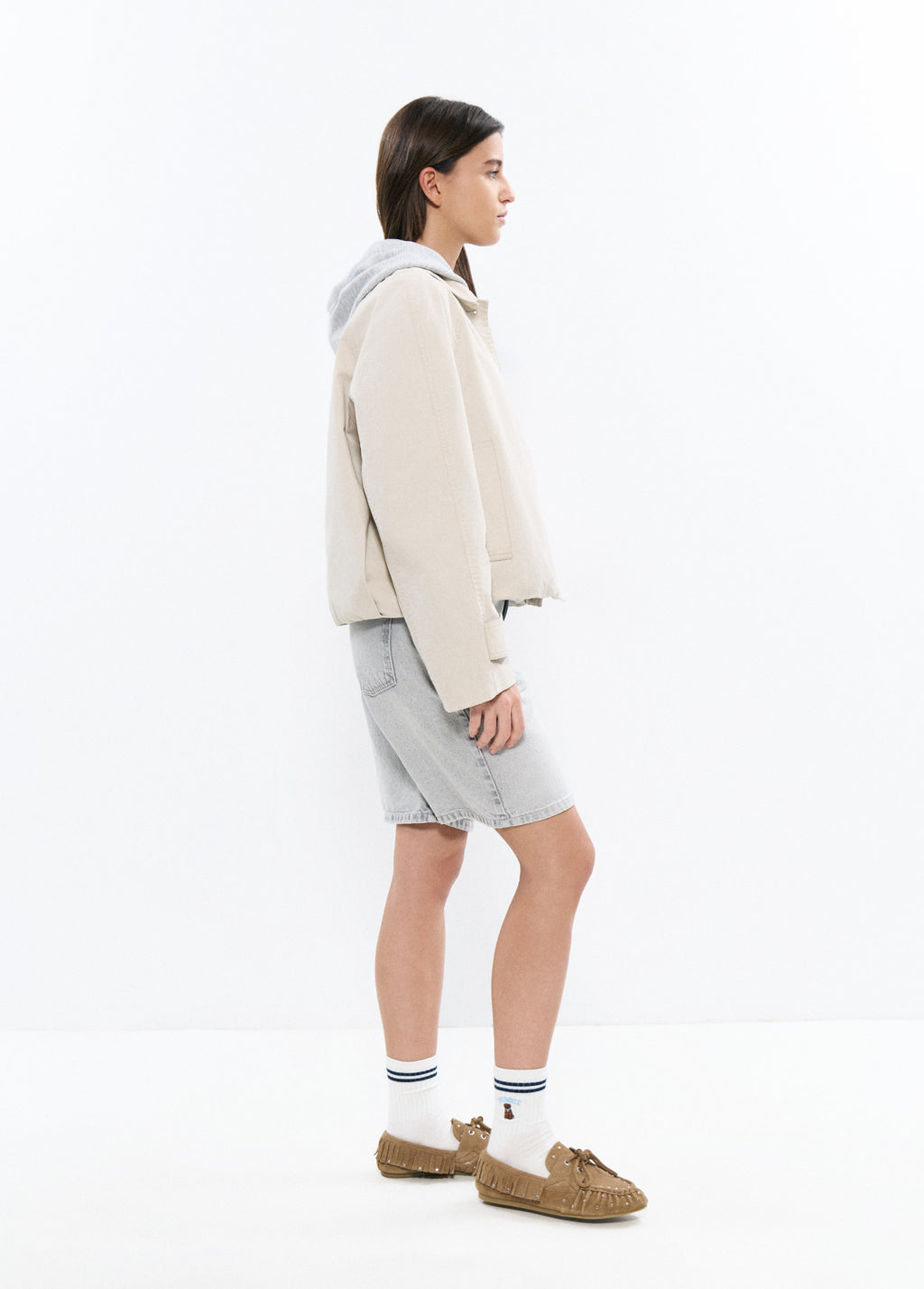 Gepolsterter Trenchcoat