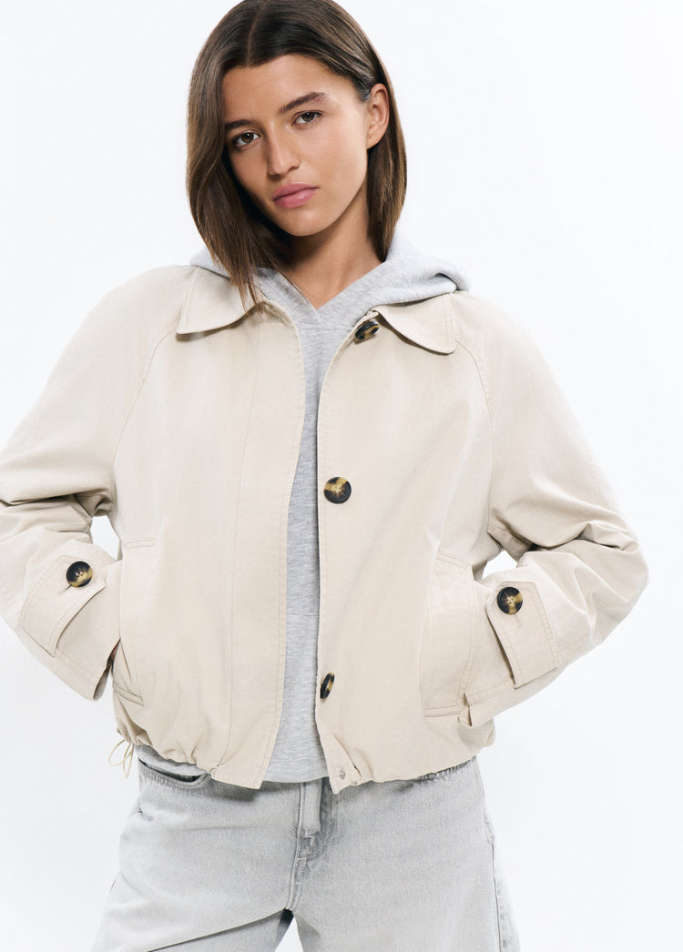 Gabardina inflada