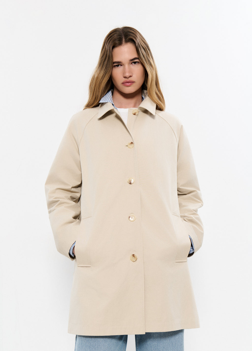 Gabardine mi-longue
