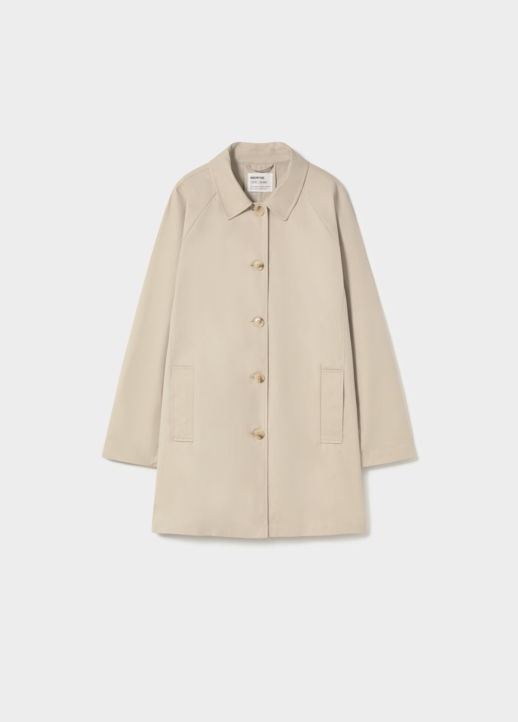 Mid-length trench coat