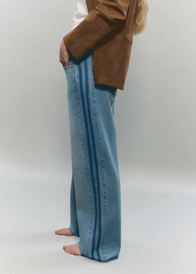 Jeans banda lateral