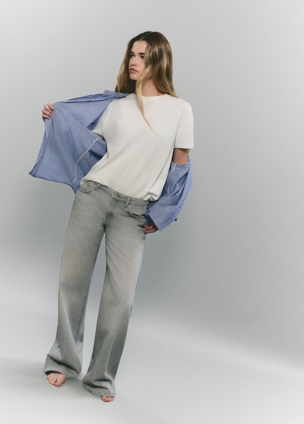 Jeans básico 5 bolsos