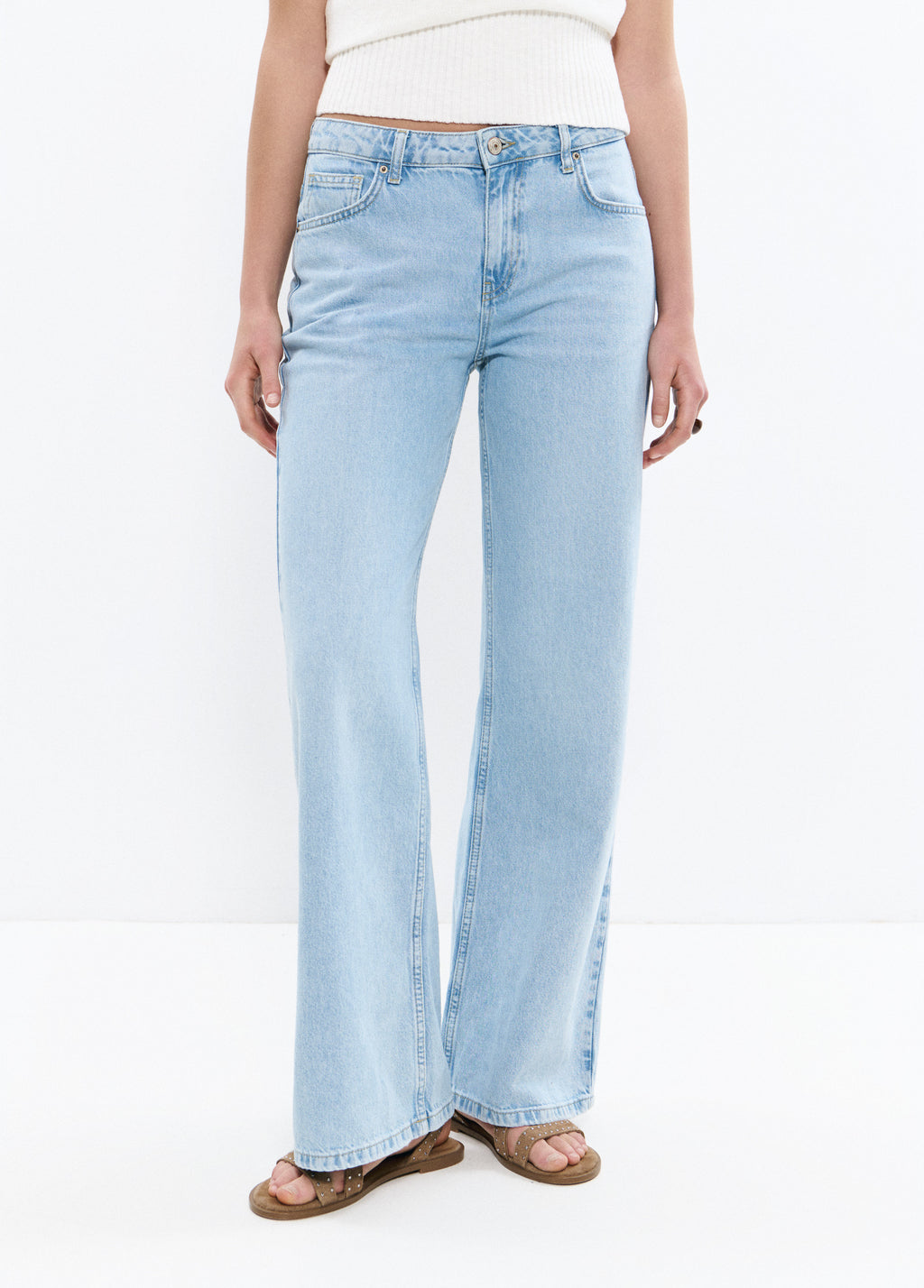 Jeans 5 bolsillos parche estrella