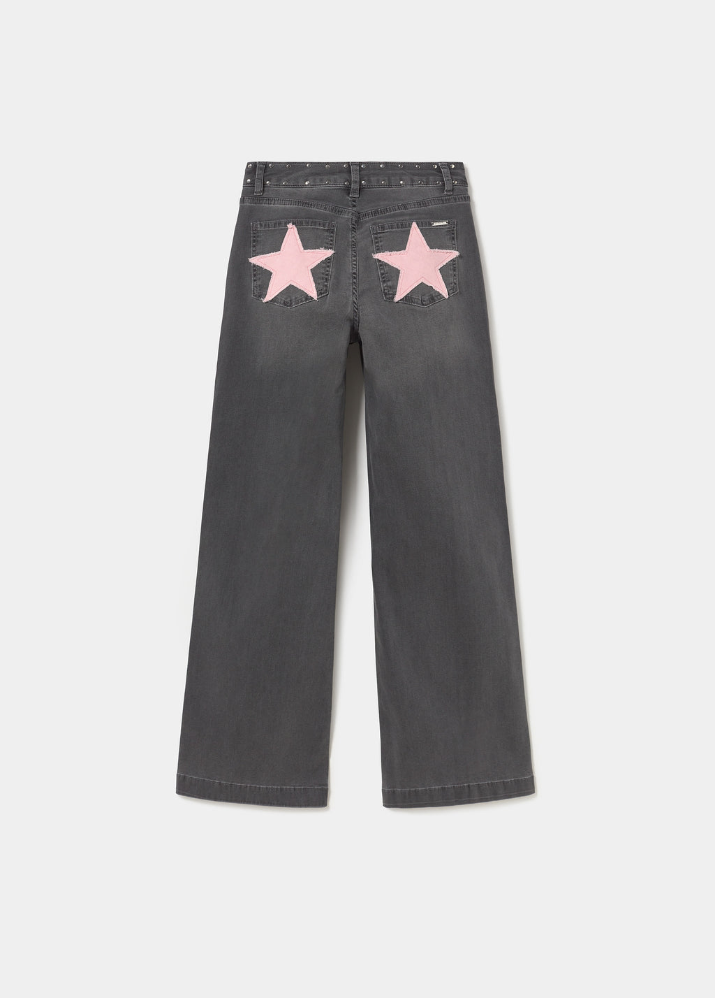 Jeans poche patch étoiles twill