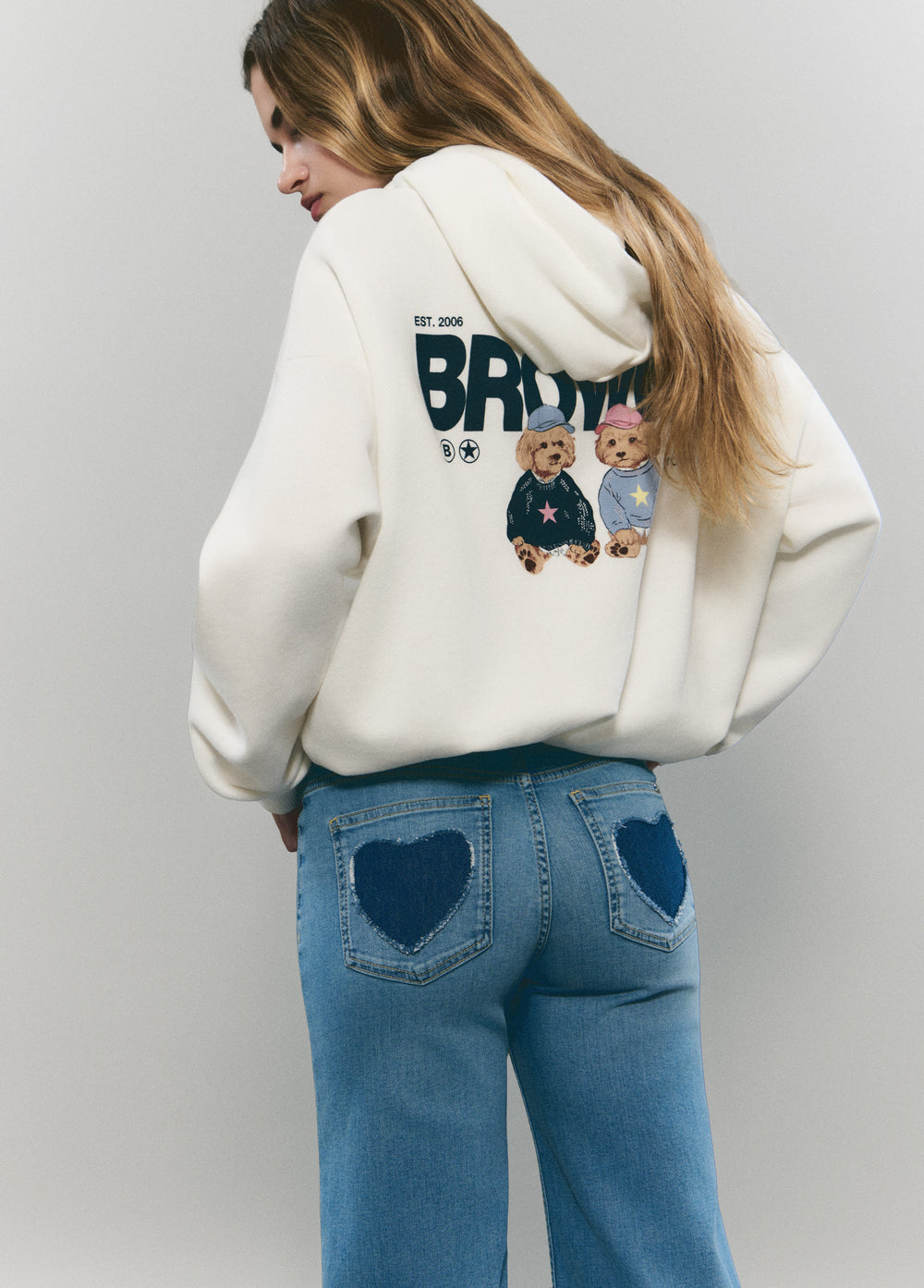 Jeans bolsillo parche