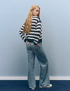 Flared Wing Jeans Culottes