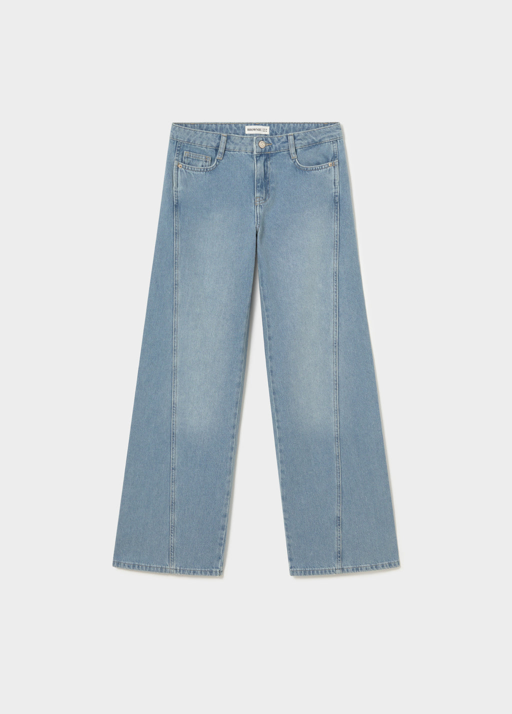 Flared Wing Jeans Culottes