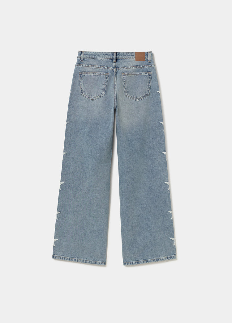 Jeans estrellas lateral