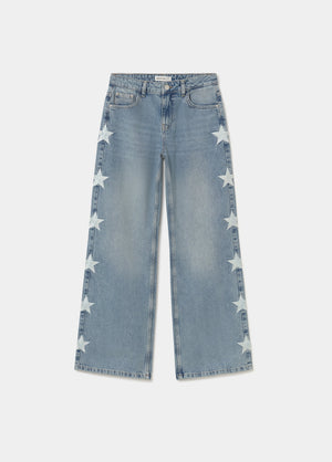 Jeans estrellas lateral