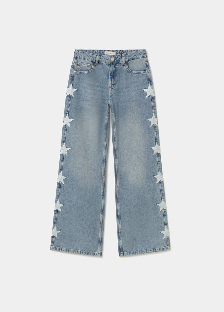 Jeans estrellas lateral