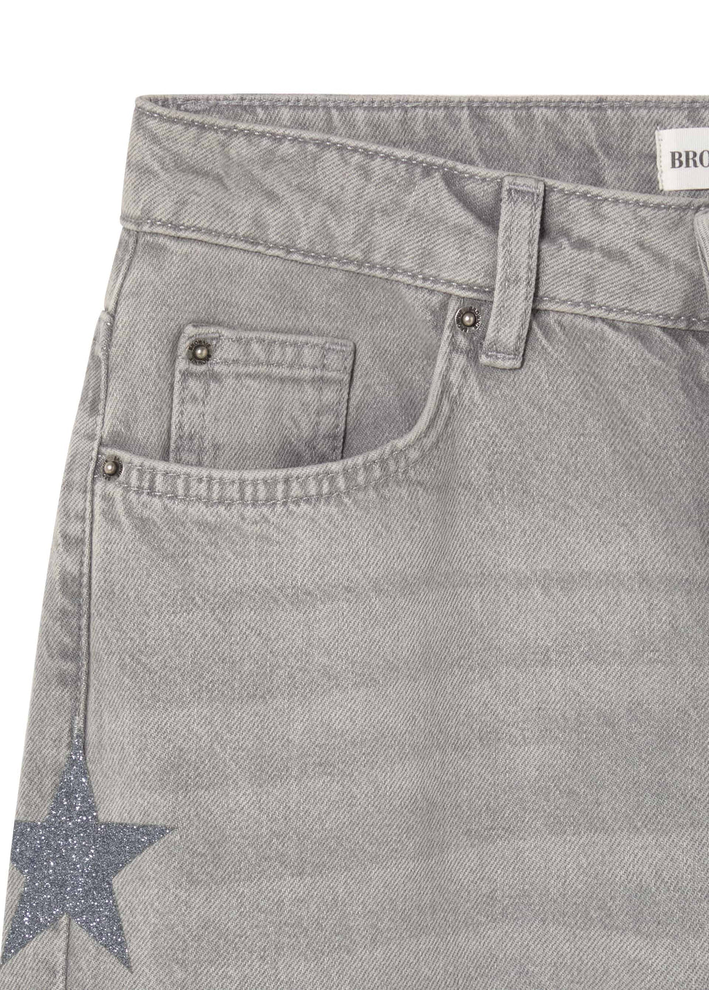Jeans multi-étoiles côté