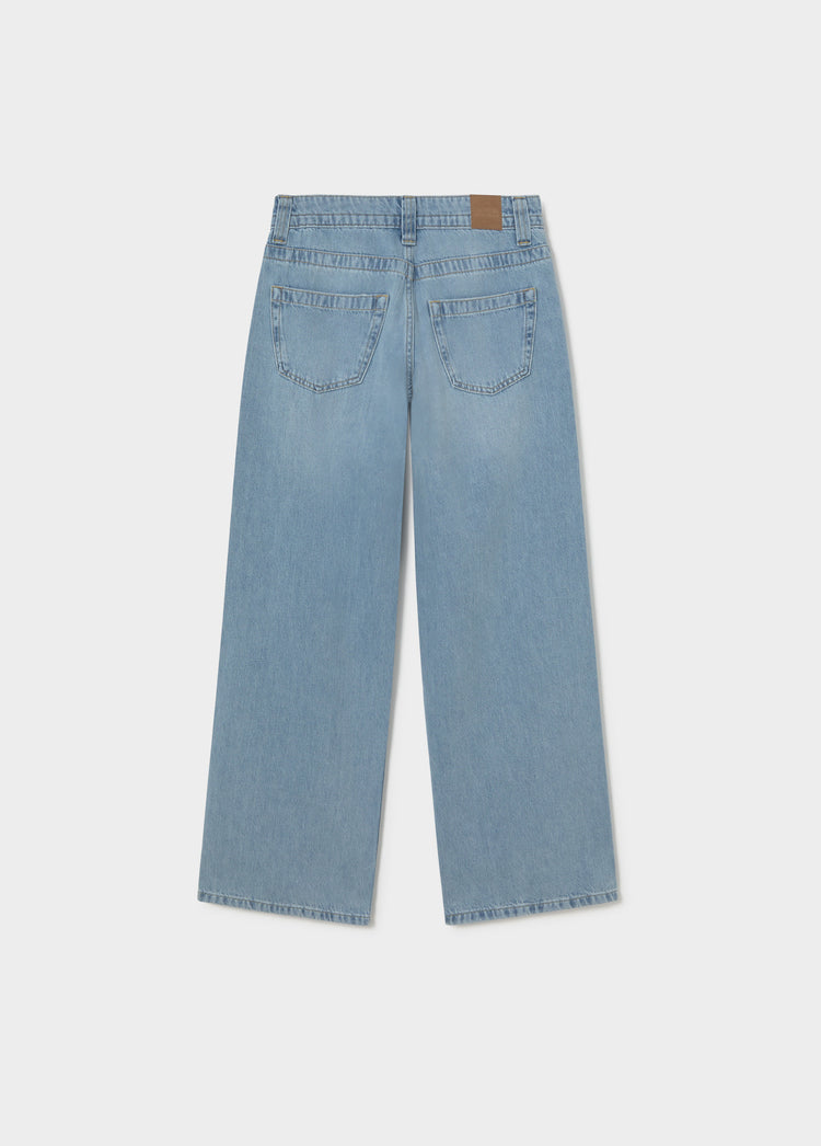 Jeans relaxed tiro bajo