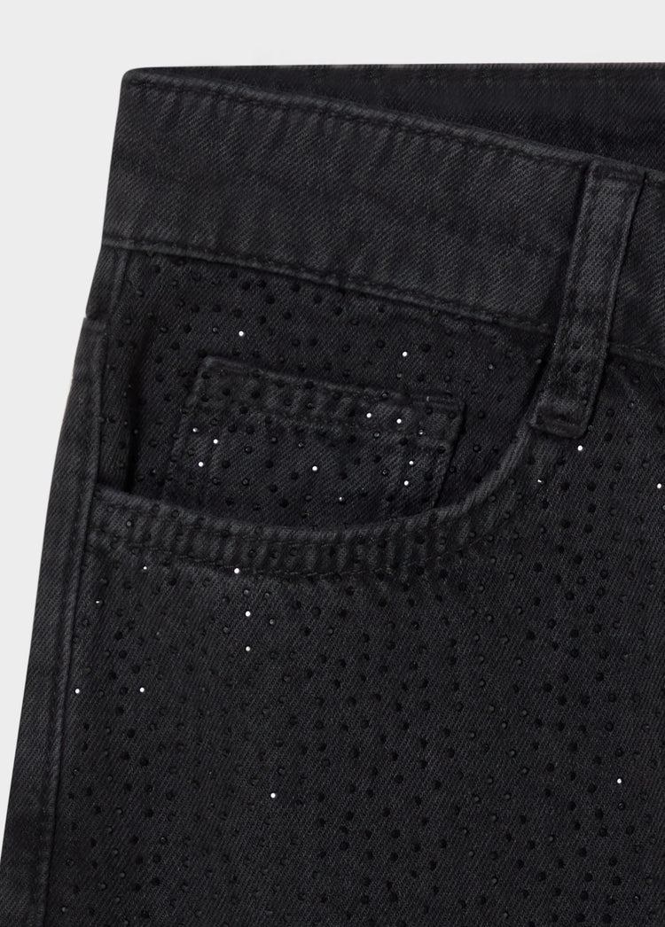 Jeans strass relaxed