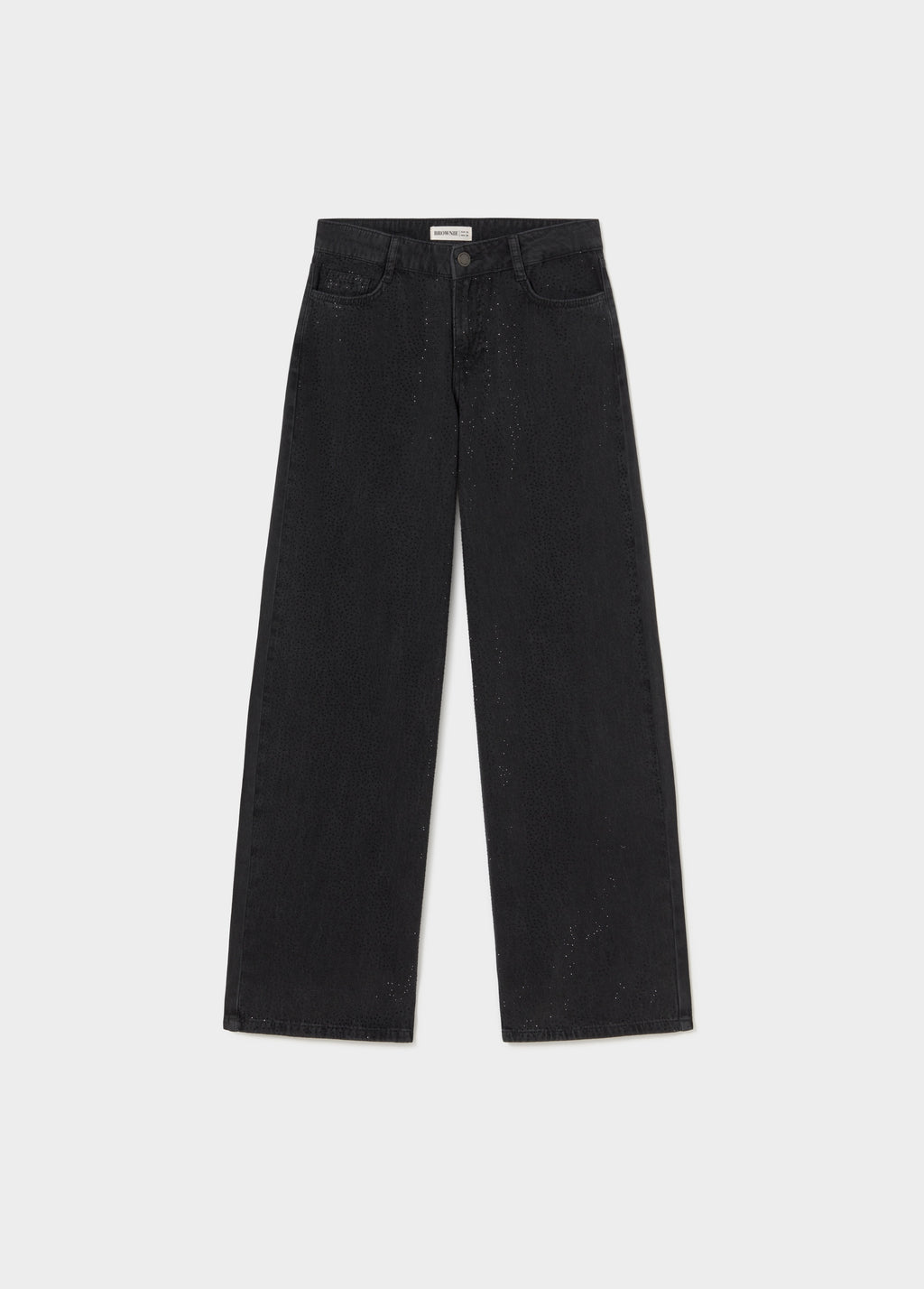 Jeans strass décontracté