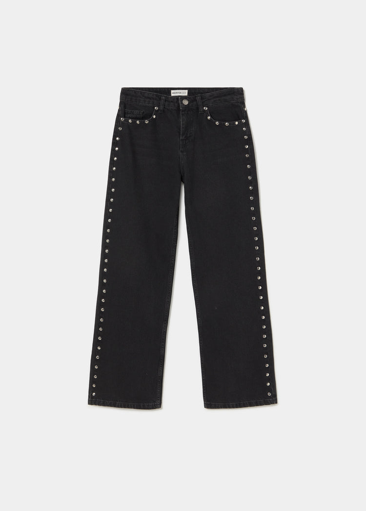 Jeans tachas estrellas