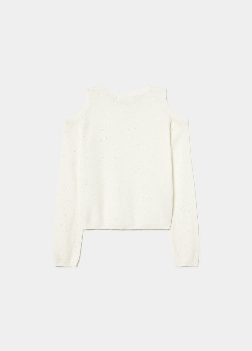 Pull épaules dénudées paillettes