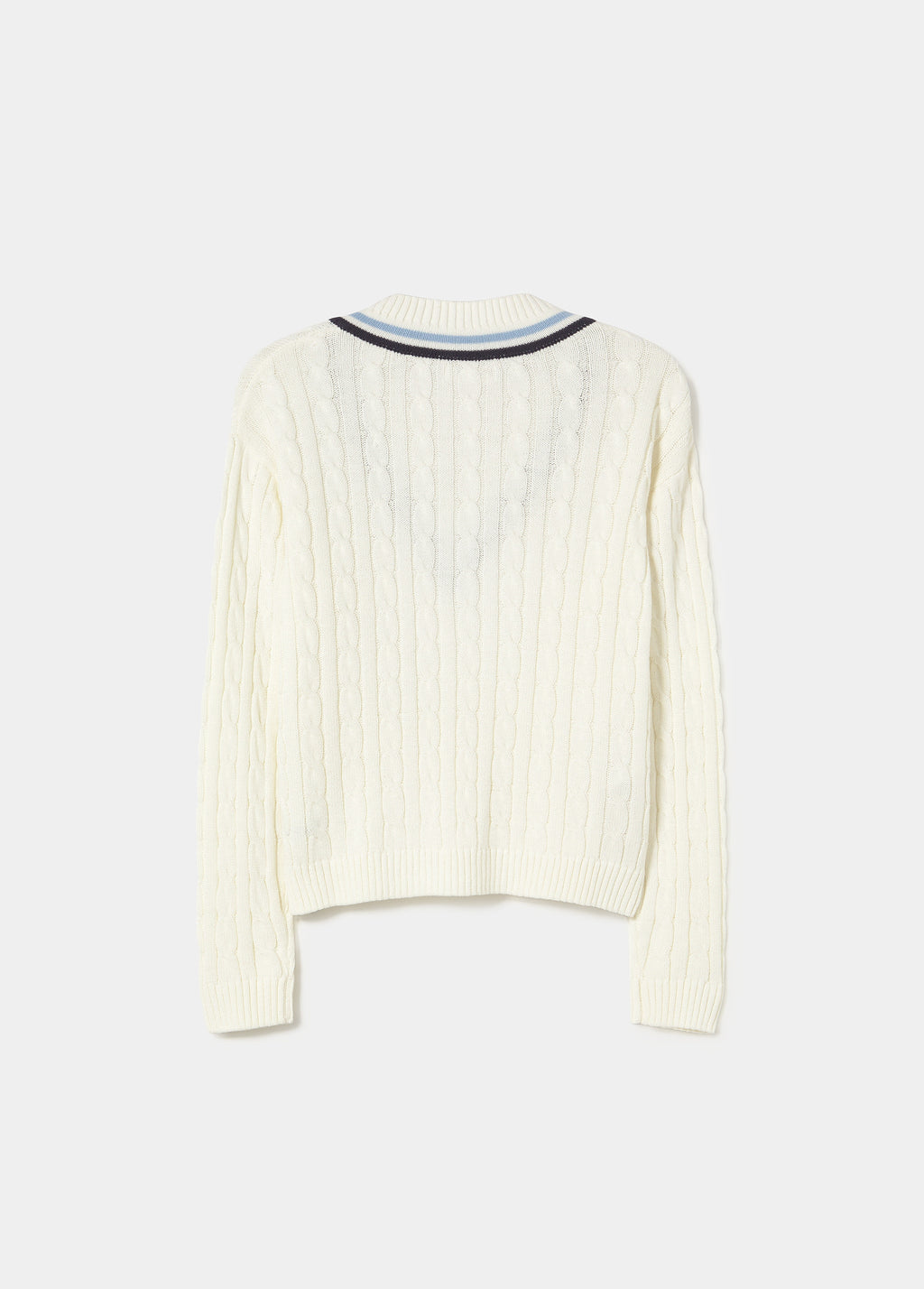 Pull en maille à tresses
