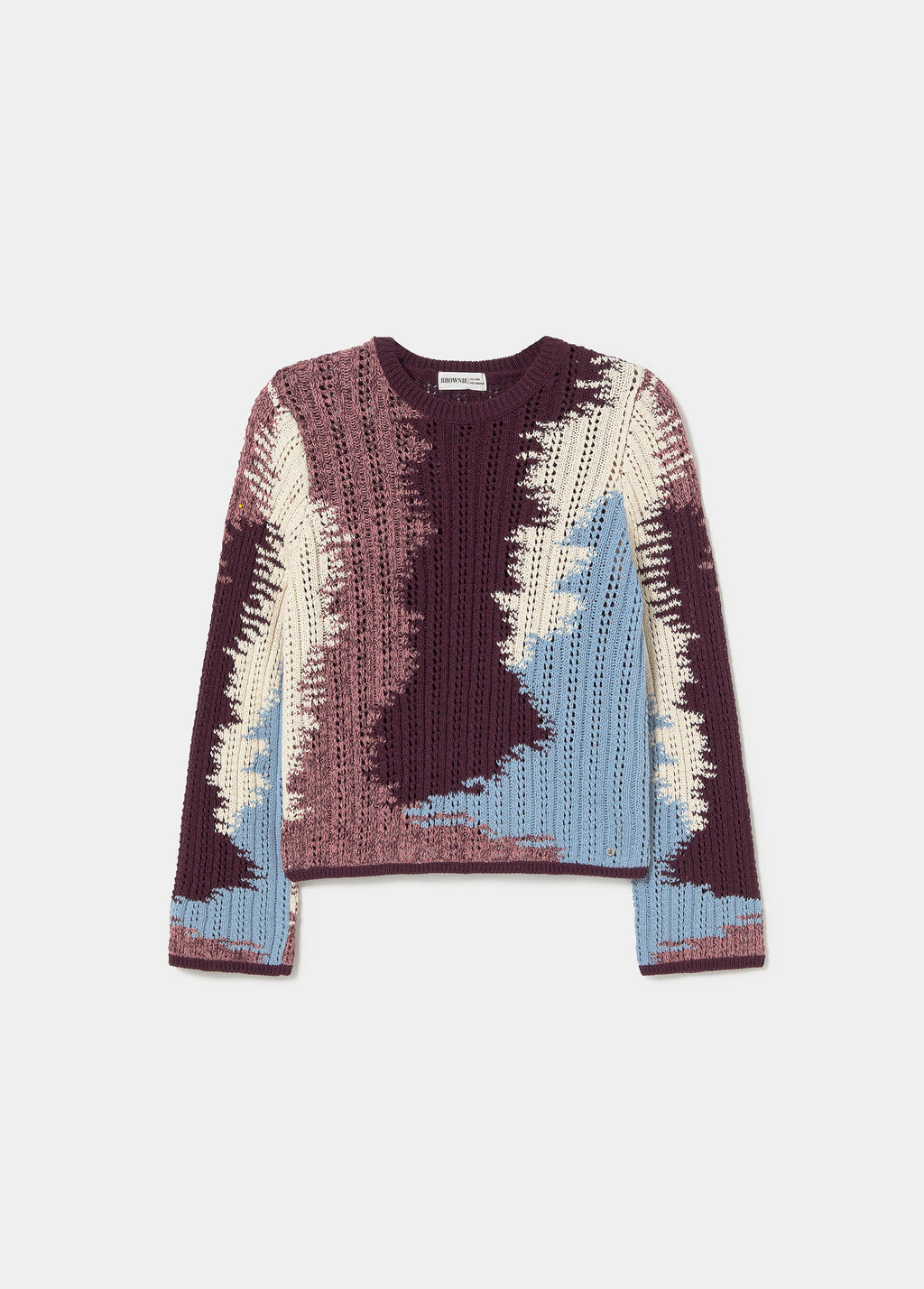 Maglione jacquard colorato