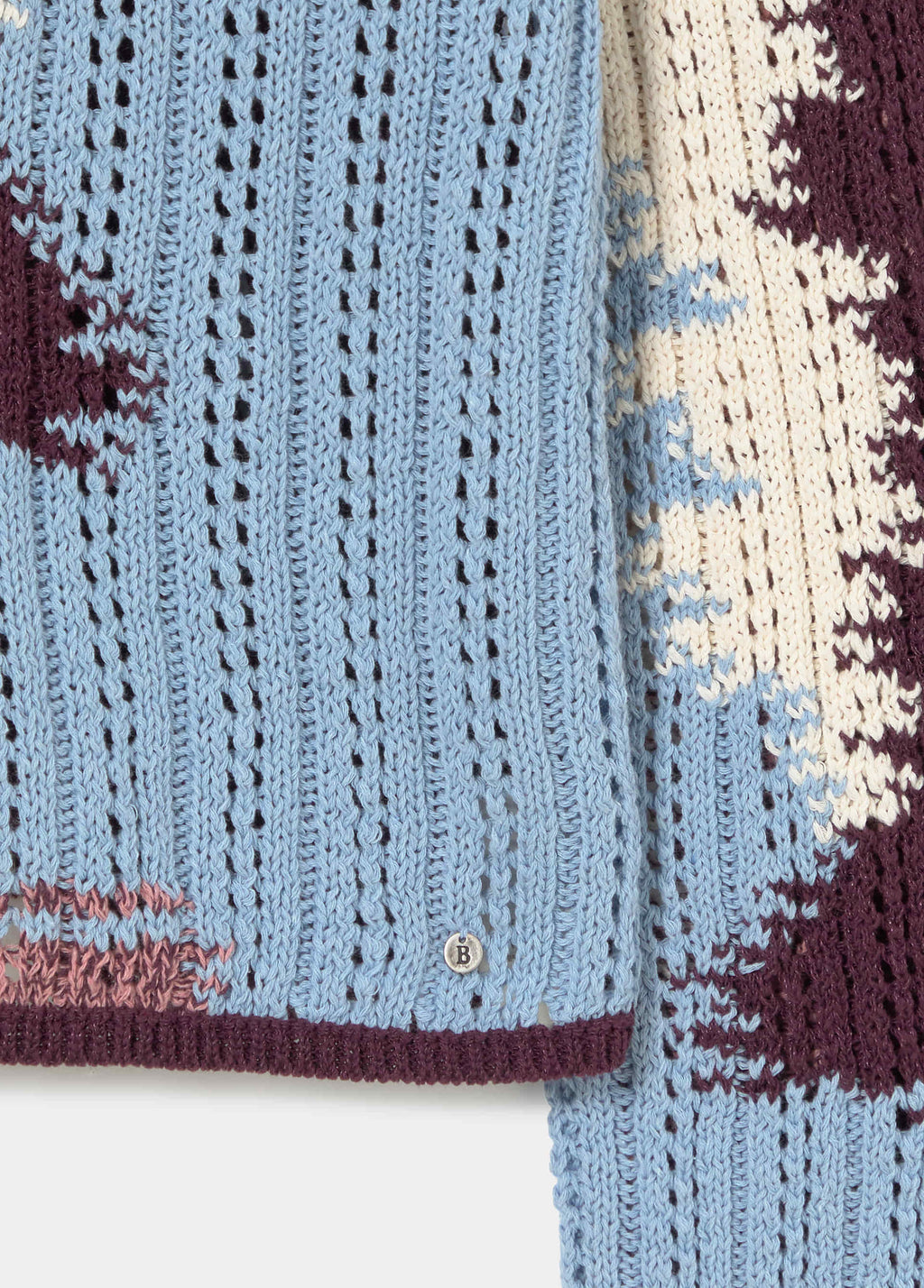 Maglione jacquard colorato