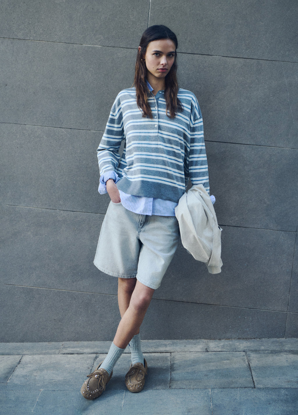 Pull polo rayures