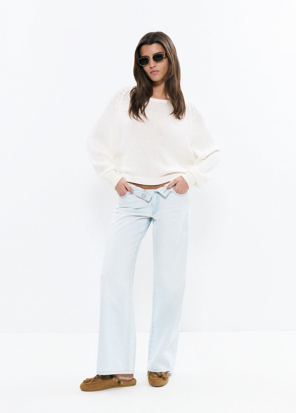Pull ample manches raglan