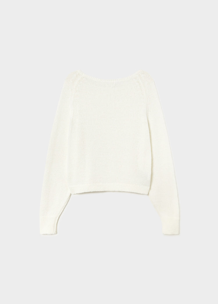Slouchy raglan sleeve sweater