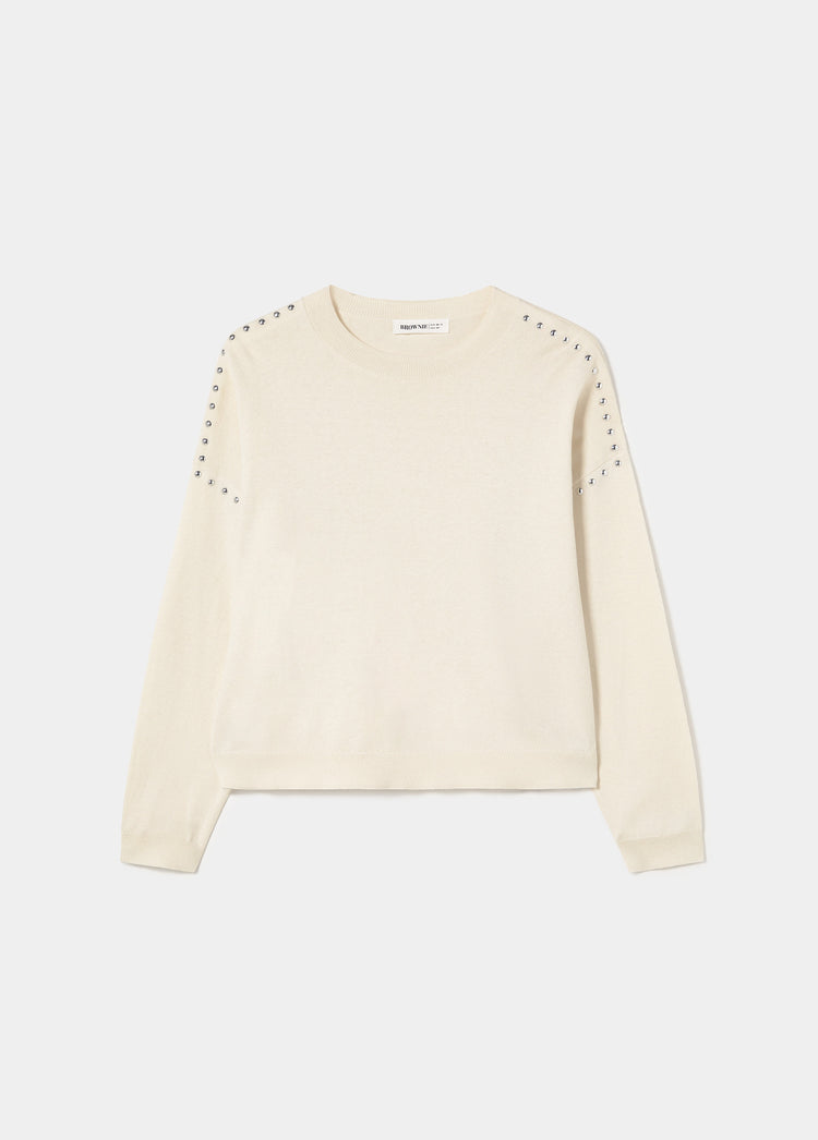Studded sweater