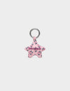 Llavero estrella estampado