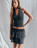 Top crochet efecto lavado