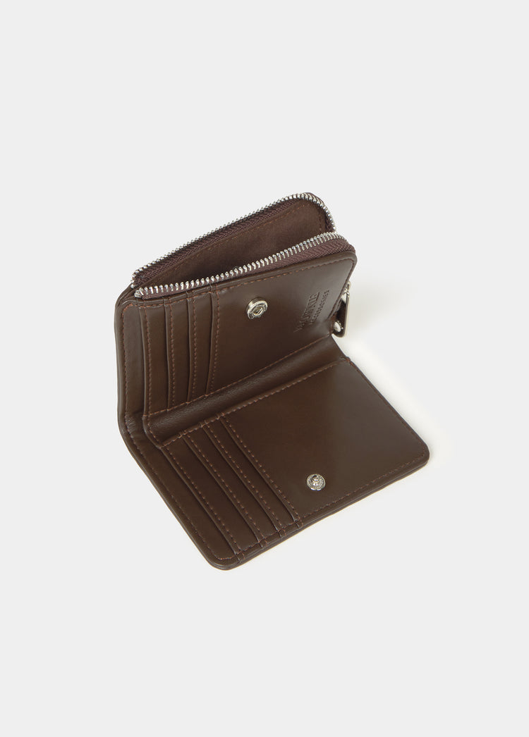 Jacquard logo coin purse