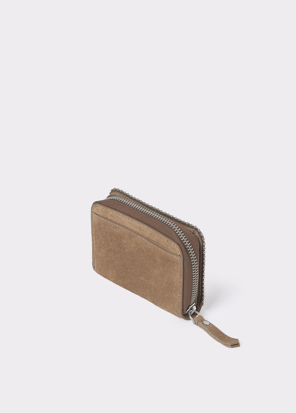 Porte-monnaie en cuir à perles