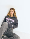 Wings print hooded sweatshirt