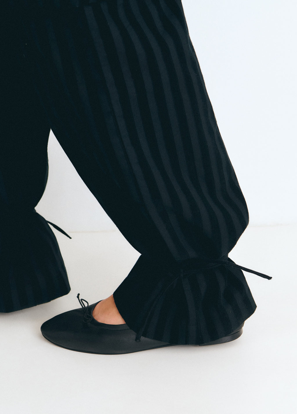 Corduroy striped cargo pants