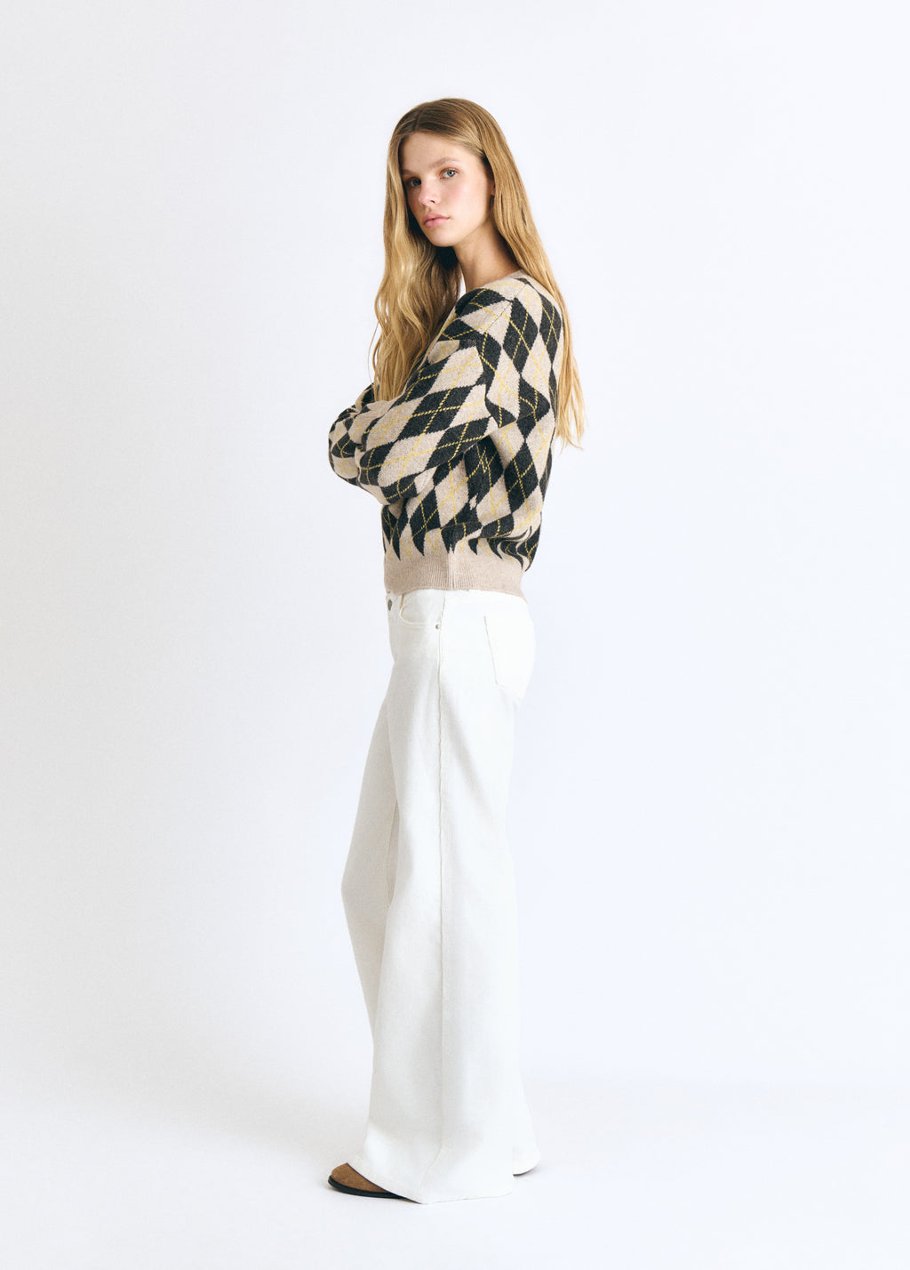 Pantalon en microvelours côtelé