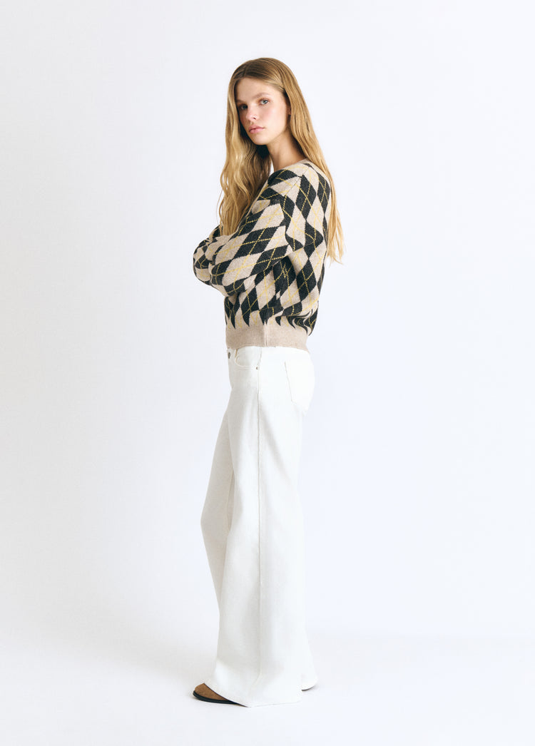 Microcorduroy trousers