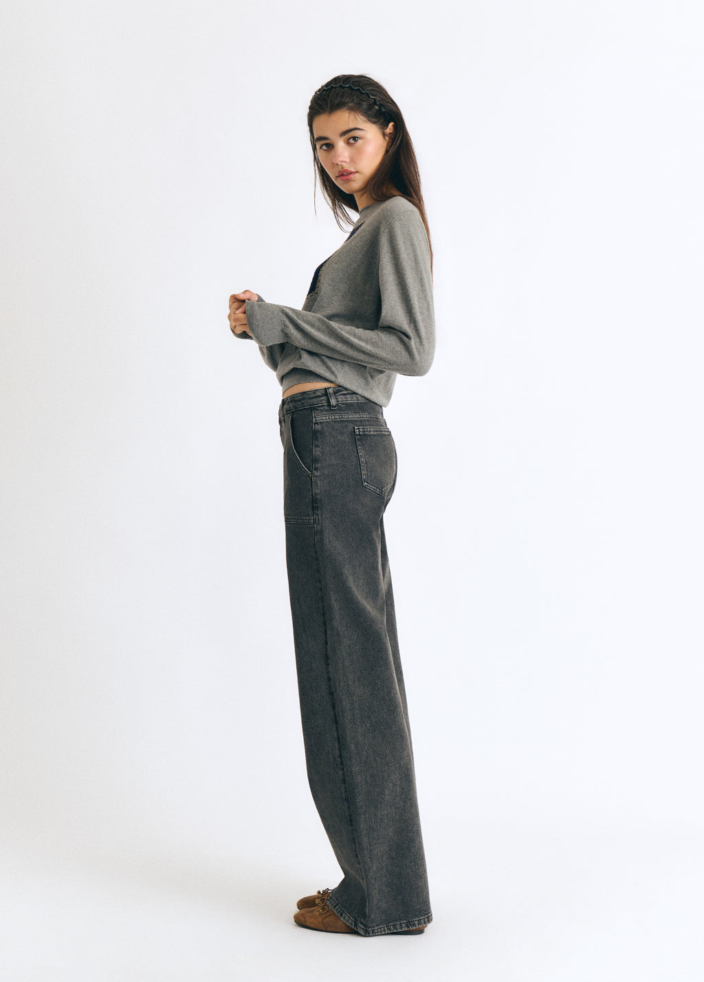 Jeans mit Fronttasche