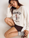 Brownie dog print sweatshirt