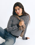 Jersey rayas cuello redondo