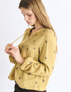 Blusa smock bordado