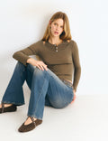 T-shirt double buttons