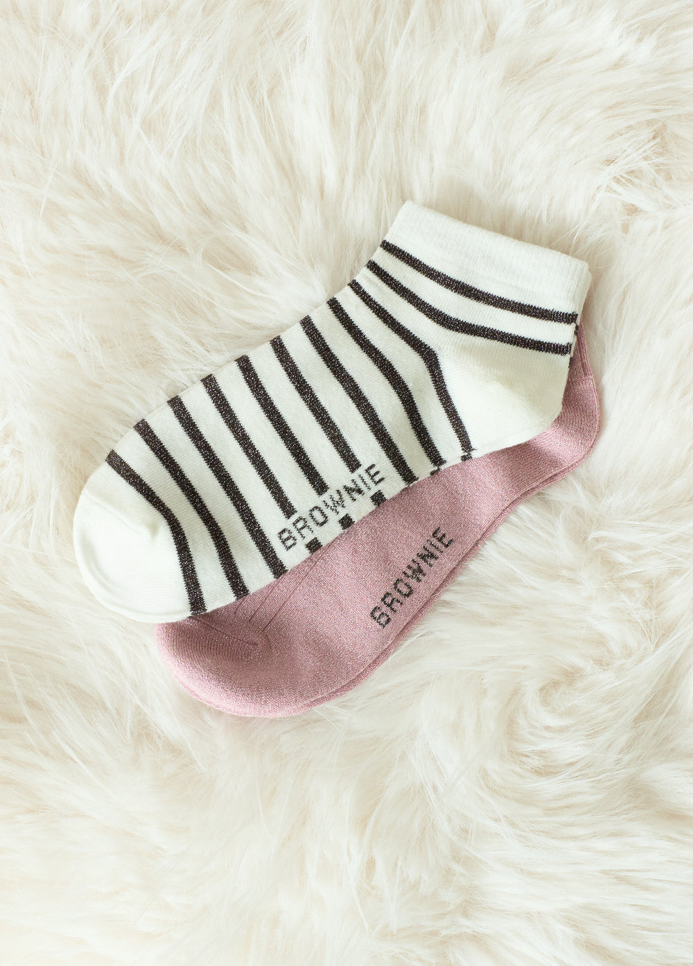 Pack of short lurex socks