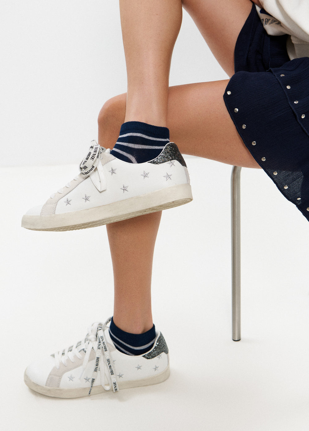 Pack of short lurex socks