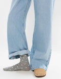 Plain star socks
