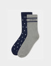Pack Socken Sterne und uni