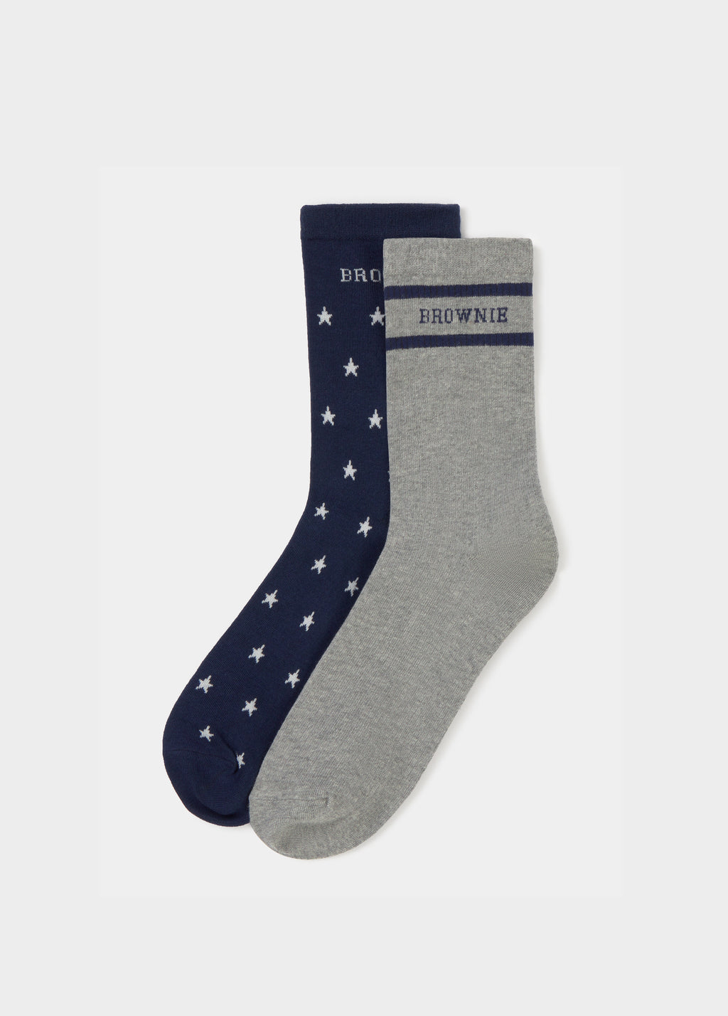Pack Socken Sterne und uni