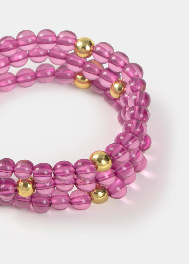 Pack pulseras resina